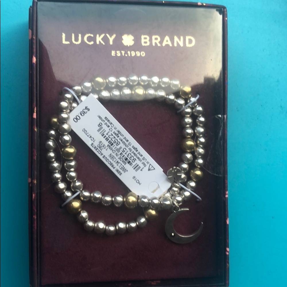 Lucky Brand Moon double strand bracelet